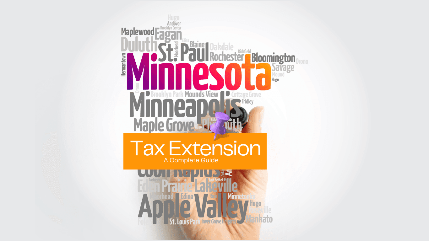 Minnesota Counties in the shape of the state - Post in overlay with Tax Extension Guide