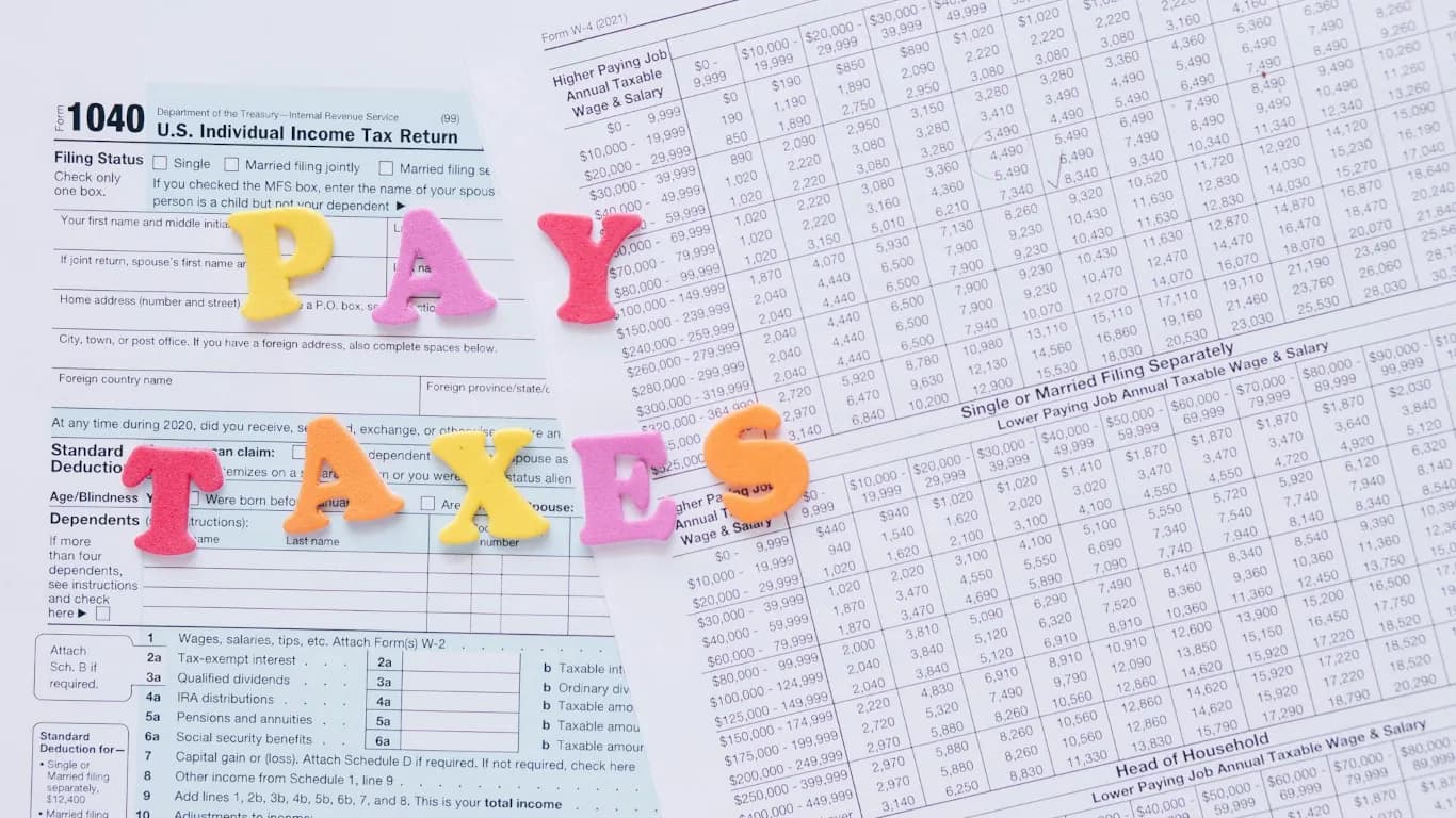 Pay Taxes on 40k